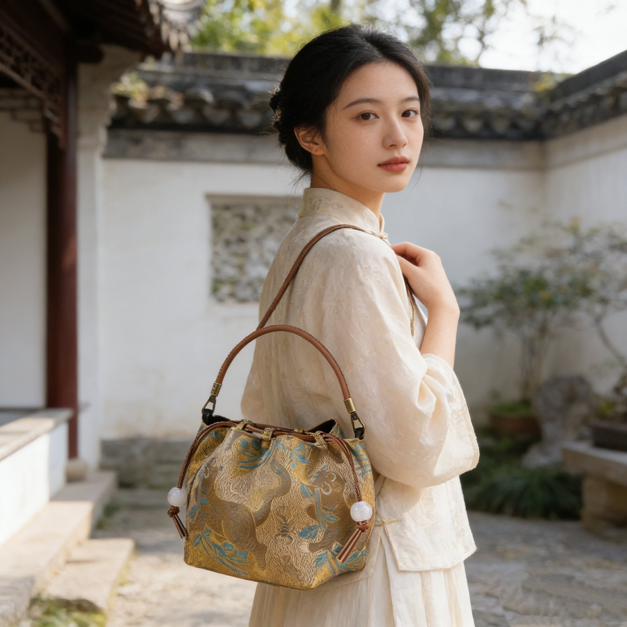 Intangible Cultural Heritage Song Brocade Auspicious Bags