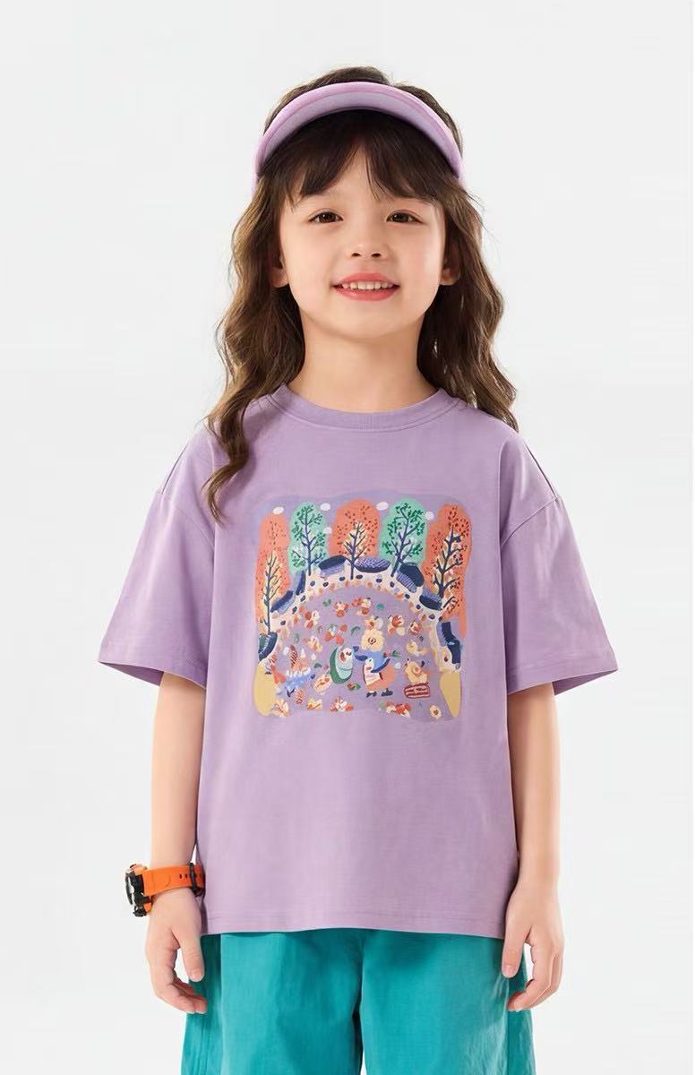 dudujia Intangible Cultural Heritage Collaboration Children's Short-Sleeve T-Shirt